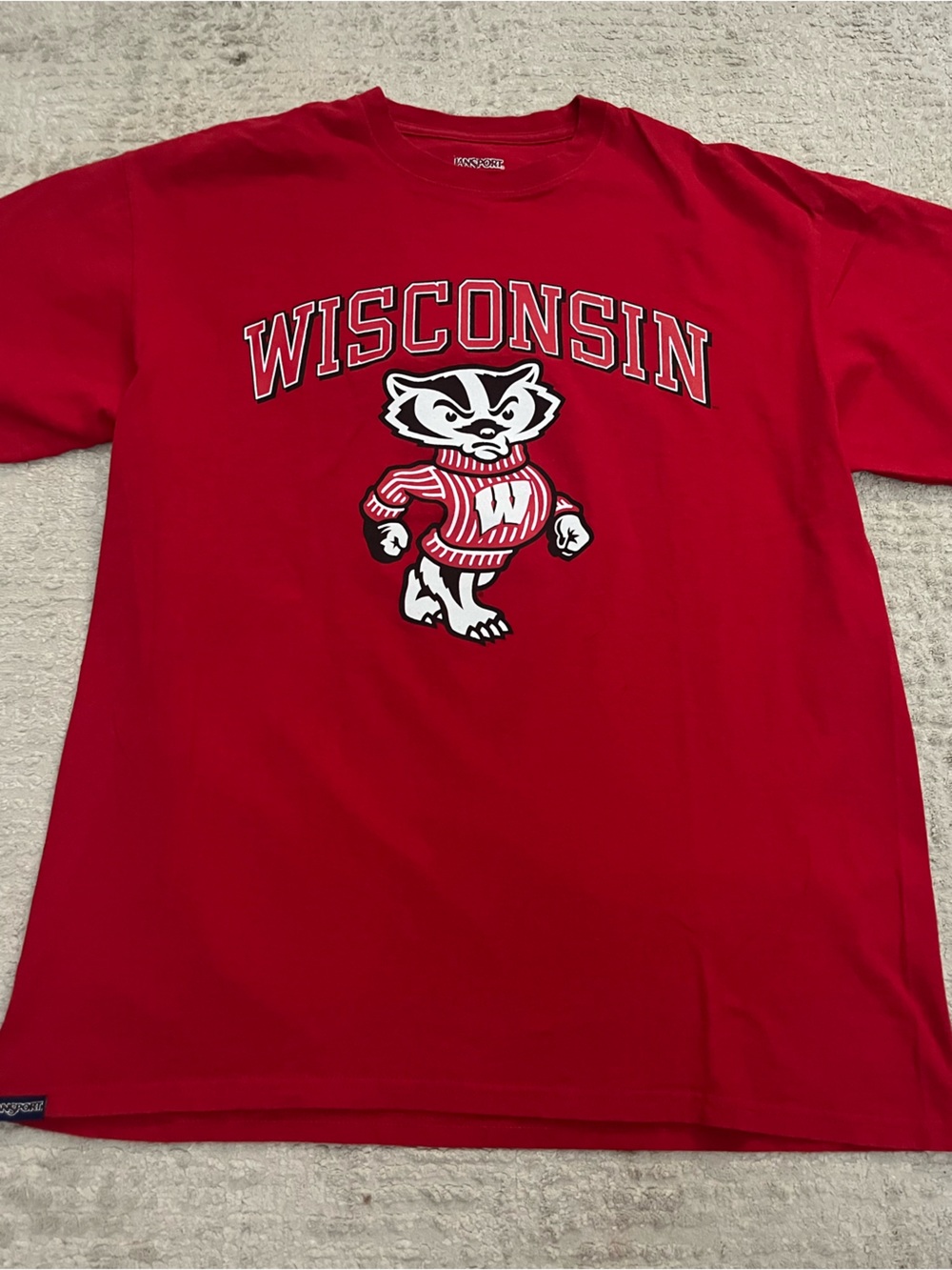 Pair of Vintage Wisconsin Badgers Jansport Tees - Picture 2 of 11
